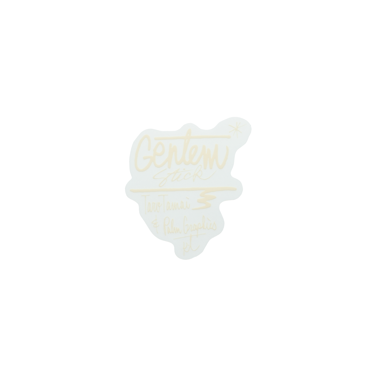 PG LOGO STICKER STICKER - GENTEMSTICK Official Web | THE SNOWSURF SHOP
