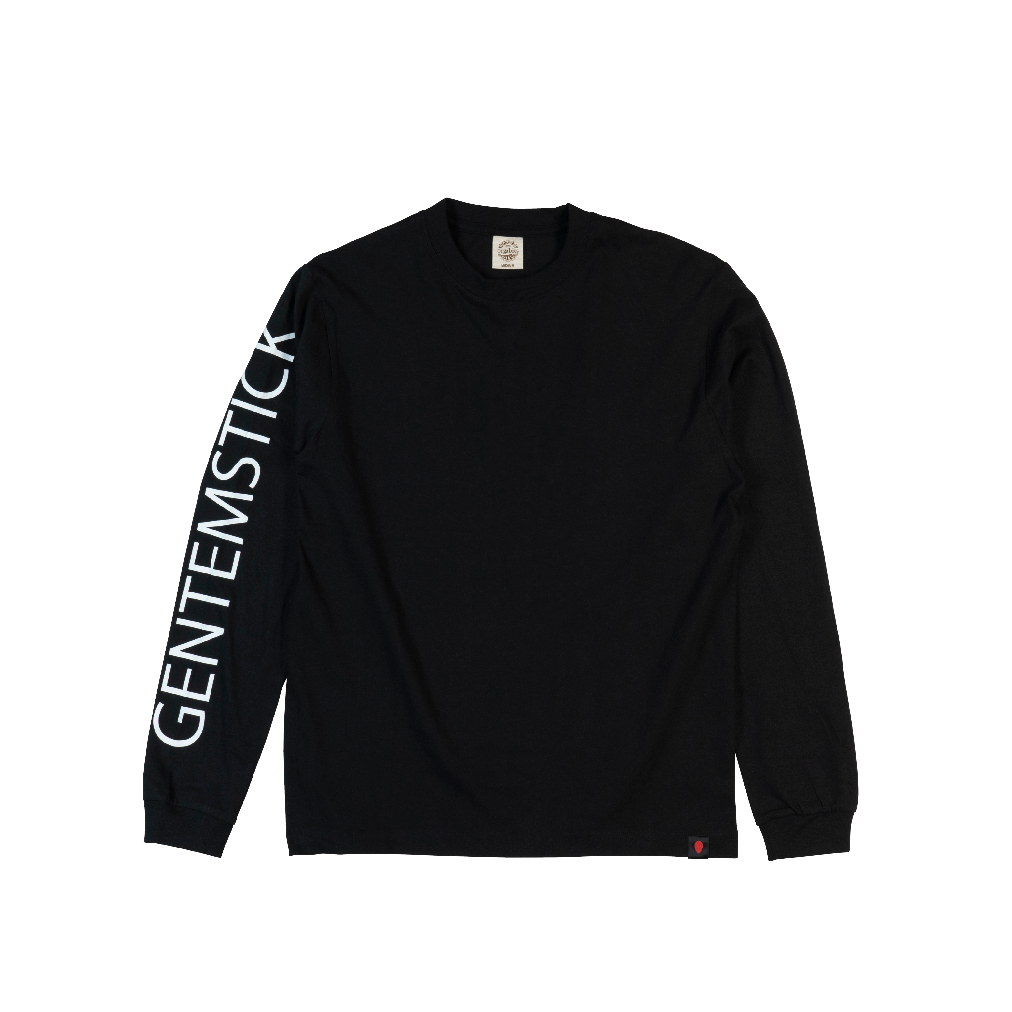 GENTEMSTICK LOGO long sleeve organic cotton TEE