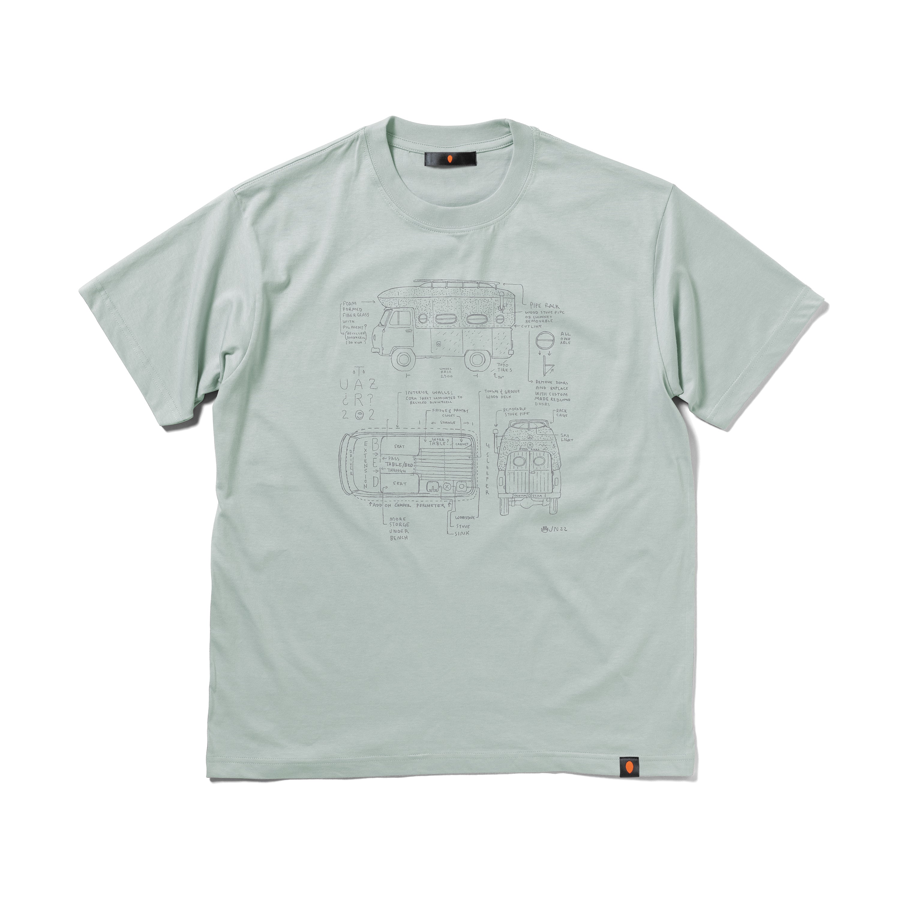 ART TEE UAZ - GENTEMSTICK Official Web | THE SNOWSURF SHOP